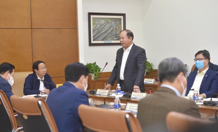 Chủ tịch Hội đồng Thành viên Tổng Công ty Đường sắt Vũ Anh Minh: Tổng công ty Đường sắt Việt Nam gặp nhiều khó khăn do dịch COVID-19. Ảnh: VGP/Đức Tuân