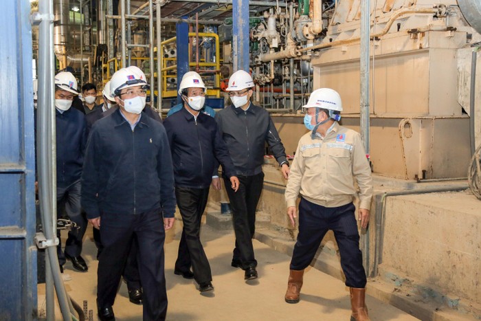 Phó Thủ tướng Lê Văn Thành kiểm tra dự án Nhà máy Nhiệt điện Thái Bình 2