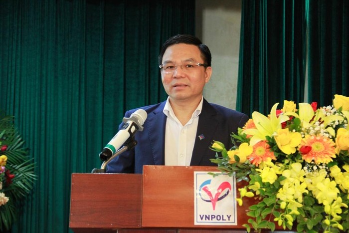Tổng giám đốc Petrovietnam Lê Mạnh Hùng phát biểu chỉ đạo tại Hội nghị Tổng kết năm 2021 của VNPOLY