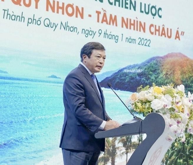 Ông Đoàn Văn Việt - Thứ trưởng Bộ Văn hóa, Thể thao và Du lịch phát biểu tại sự kiện. Ảnh: Hưng Thịnh Land.