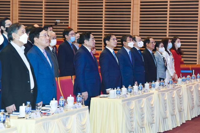 Thủ tướng Chính phủ Phạm Minh Chính và các đại biểu dự Hội nghị - Ảnh: VGP/Nhật Bắc