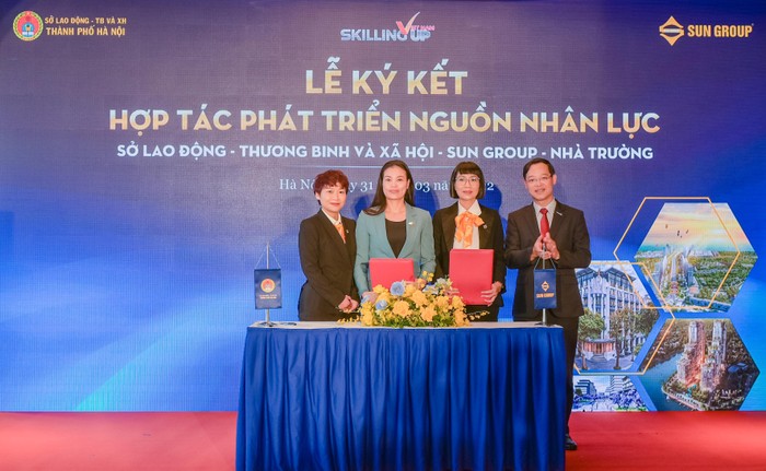 Tập đoàn Sun Group ký kết với Sở Lao động - Thương binh và Xã hội Hà Nội