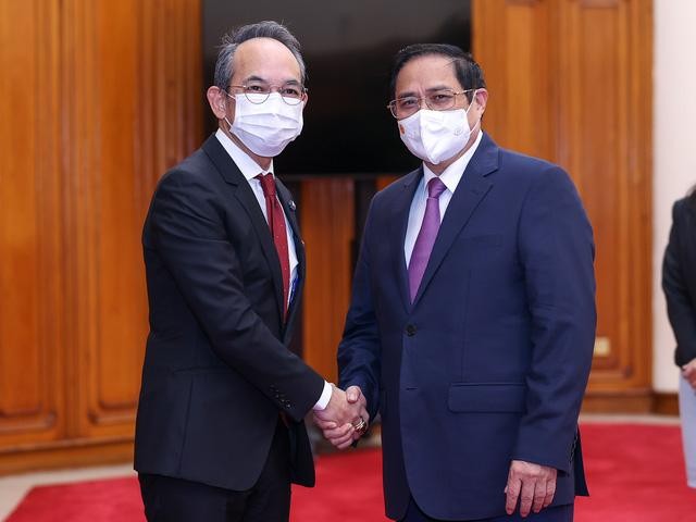 Thủ tướng Chính phủ Phạm Minh Chính tiếp Đại sứ Thái Lan tại Việt Nam Nikorndej Balankura chào xã giao - Ảnh: VGP/Nhật Bắc