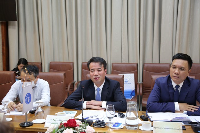 Tổng Giám đốc Nguyễn Thế Mạnh: Hoạt động hợp tác giữa Bảo hiểm xã hội Việt Nam và WB đóng góp tích cực trong quá trình phát triển và hiện đại hóa ngành Bảo hiểm xã hội Việt Nam.