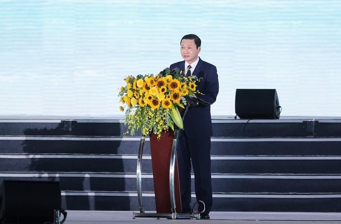 Ông Đỗ Minh Tuấn, Chủ tịch Ủy ban nhân dân tỉnh Thanh Hóa phát biểu tại sự kiện