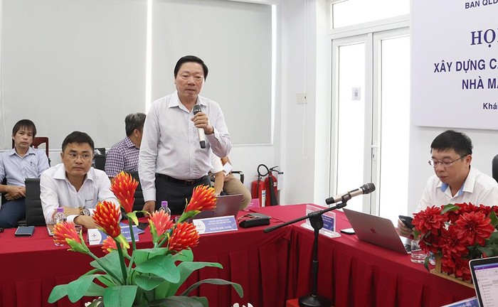 Ông Nguyễn Đức Tuyển – Giám đốc CPMB phát biểu tại cuộc họp