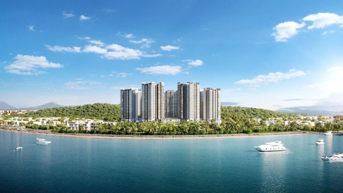 New Galaxy Nha Trang là dự án căn hộ cao cấp sở hữu vị thế đẹp tại phía Nam vịnh ngọc. (Ảnh phối cảnh dự án: Hưng Thịnh Land)