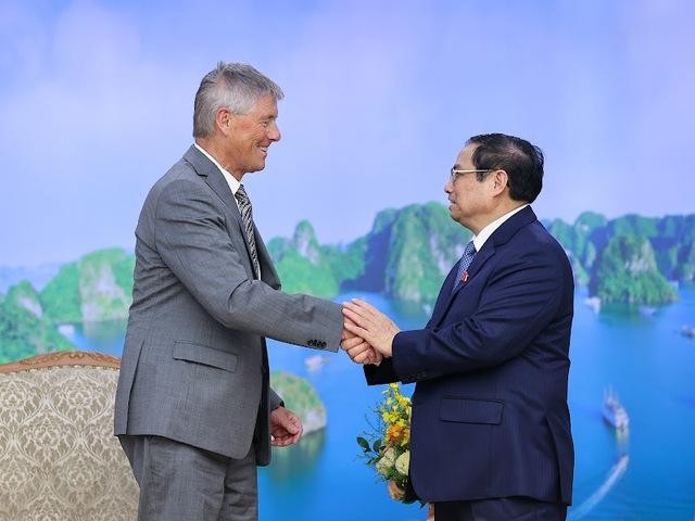 Thủ tướng nhấn mạnh, quan hệ hợp tác lịch sử giữa Viện Pasteur Pháp với các Viện Pasteur tại Việt Nam được xem là biểu tượng và cũng là điểm nhấn trong hợp tác y tế giữa hai nước - Ảnh: VGP/Nhật Bắc