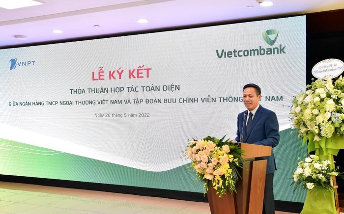 Ông Tô Dũng Thái - Chủ tịch Hội đồng thành viên VNPT phát biểu tại Lễ ký kết
