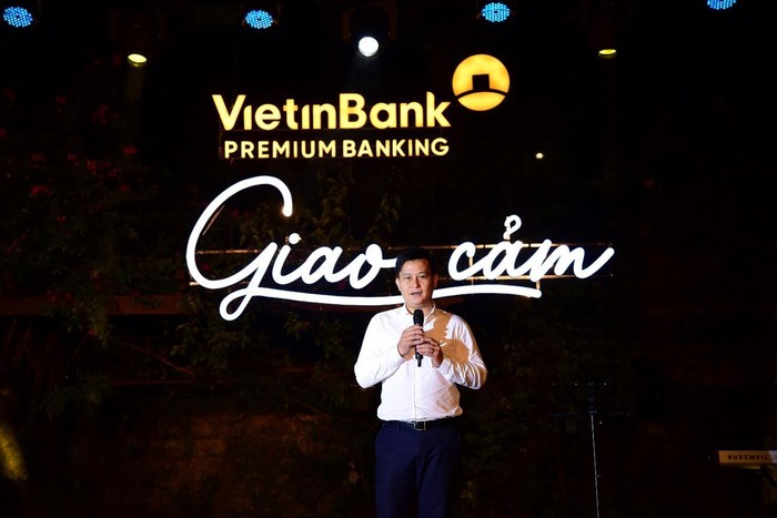 Đại diện VietinBank phát biểu khai mạc Hội nghị khách hàng ưu tiên