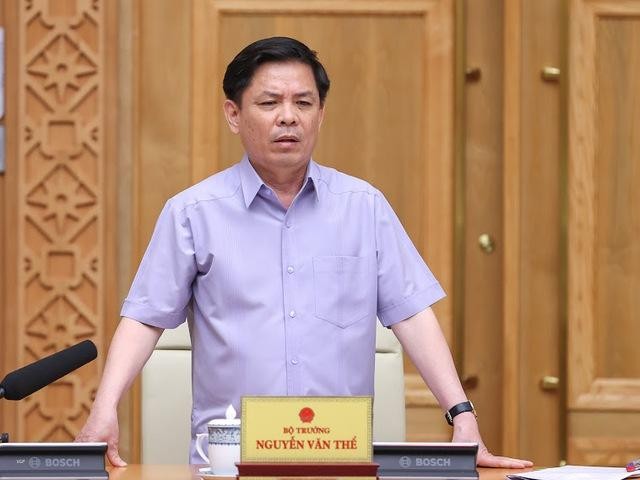 Bộ trưởng Nguyễn Văn Thể: Đến thời điểm này, Bộ Giao thông vận tải đã giải ngân hơn 17.300 tỷ đồng, đạt 34% tổng vốn Thủ tướng giao theo kế hoạch năm - Ảnh: VGP/Nhật Bắc