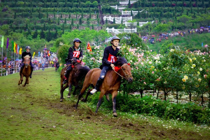 Vó ngựa trên mây cùng chuỗi hoạt động Lễ hội hoa hồng, carnival đường phố... được tổ chức giúp Sa Pa, Lào Cai đón hơn 98.000 lượt khách dịp 30/4-1/5 vừa qua.