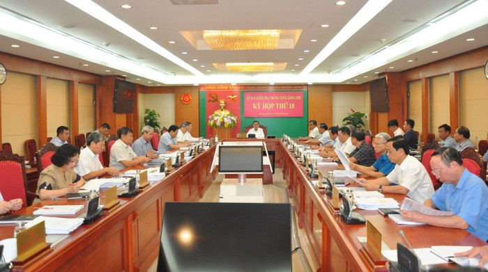 Trong hai ngày 10 và 11/8/2022, tại Hà Nội, Ủy ban Kiểm tra Trung ương đã họp Kỳ thứ 18. Ảnh: Ubkttw.vn
