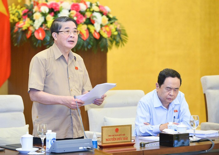 Phó Chủ tịch Quốc hội Nguyễn Đức Hải kết luận phiên họp