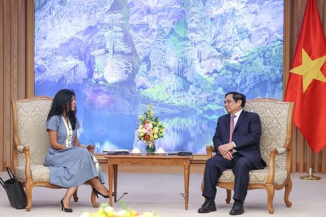 Thủ tướng cho biết công tác điều hành của Chính phủ Việt Nam đang được tiến hành theo hướng chủ động, chắc chắn, linh hoạt, kịp thời, quyết liệt, hiệu quả. Ảnh: VGP/Nhật Bắc