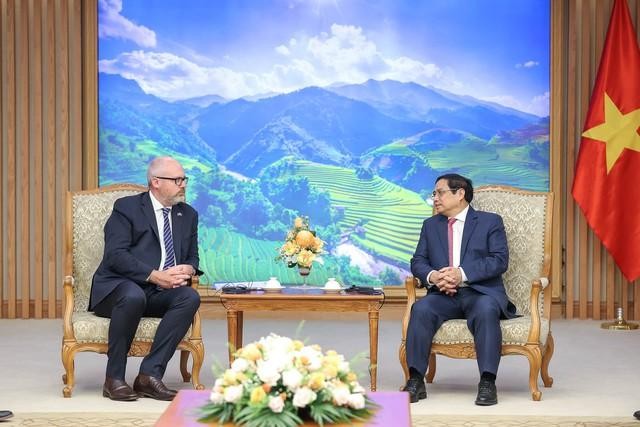 Thủ tướng đề nghị Australia mở cửa hơn nữa cho nông thủy sản Việt Nam. Ảnh: VGP/Nhật Bắc