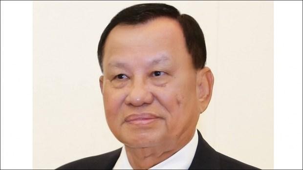 Chủ tịch Thượng viện Vương quốc Campuchia Samdech Say Chhum. (Ảnh: TTXVN)