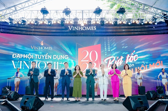 Đại hội tuyển dụng Vinhomes 2023 - Bứt tốc đón vận hội mới diễn ra trong không khí vô cùng sôi động tại Nhà văn hóa Thanh Niên (Thành phố Hồ Chí Minh)
