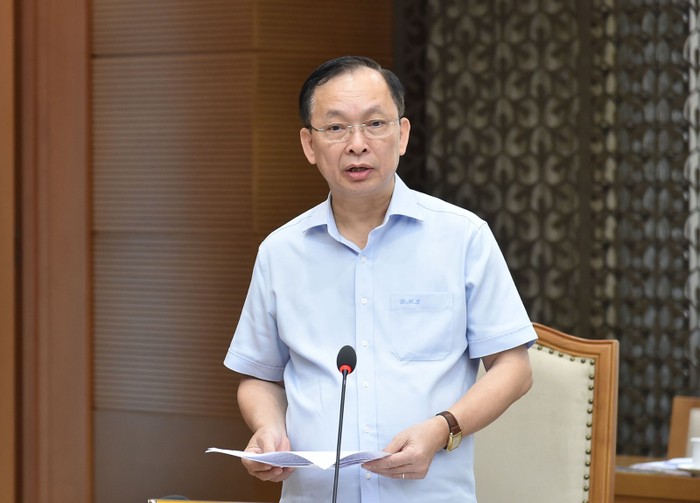 Phó Thống đốc Đào Minh Tú: Trong tháng 3, tháng 4, tháng 5/2023, Ngân hàng Nhà nước đã liên tục điều chỉnh giảm 3 lần lãi suất điều hành với mức 0,5-1,5%. Ảnh VGP/Quang Thương