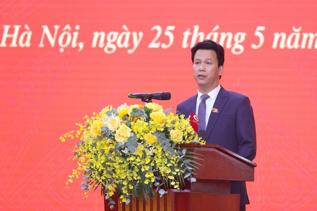 Bộ trưởng Đặng Quốc Khánh phát biểu tại buổi lễ - Ảnh: VGP/Nhật Bắc