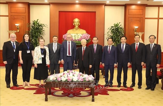 Thủ tướng Anthony Albanese khẳng định sự coi trọng của Australia đối với vai trò, vị thế của Việt Nam, quan hệ với Việt Nam. Ảnh: TTXVN