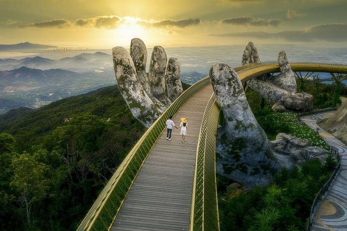 Cầu Vàng tại Sun World Ba Na Hills