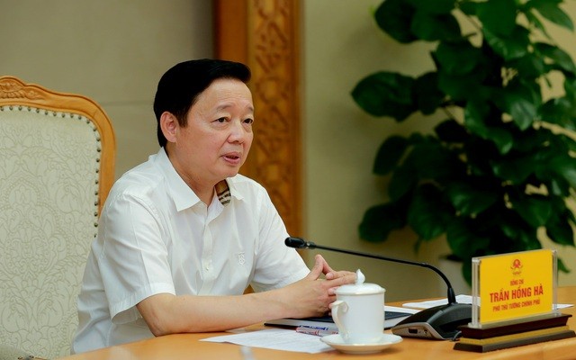 Phó Thủ tướng Trần Hồng Hà yêu cầu làm rõ nội hàm, phạm vi của khái niệm &quot;đại học quốc gia&quot; bao gồm cơ chế, bộ máy, tổ chức, thẩm quyền, sứ mệnh,… Ảnh: VGP/Minh Khôi