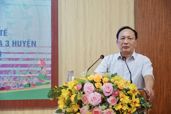 Ông Trần Hải Châu, Phó Bí thư Thường trực, Chủ tịch Hội đồng nhân dân tỉnh Quảng Bình phát biểu tại Chương trình.