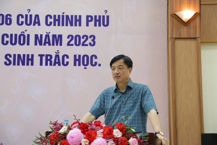 Thứ trưởng Bộ Công an Nguyễn Duy Ngọc phát biểu tại Hội nghị.