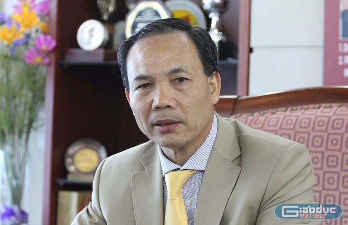 Tiến sĩ Nguyễn Tiến Luận, Hiệu trưởng Trường Đại học Nguyễn Trãi. Ảnh: N.Q