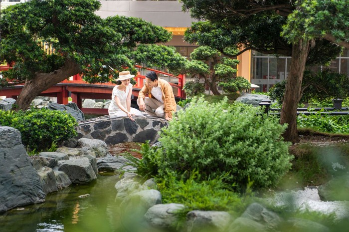 Cảnh quan nội khu đậm chất Phù Tang đặc sắc của The Zenpark