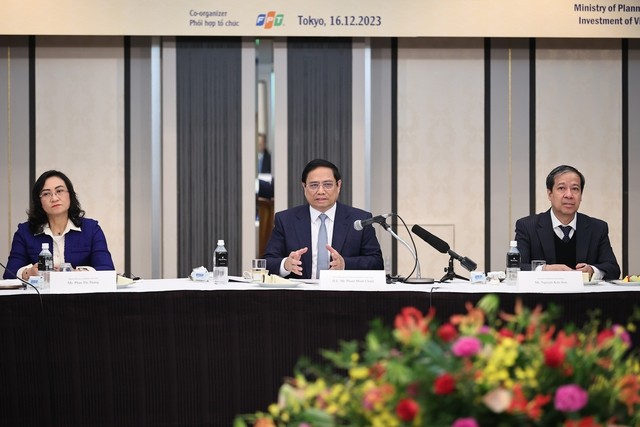 Thủ tướng: Việt Nam mong muốn phát triển ngành công nghiệp bán dẫn theo hướng đột phá, mạnh mẽ hơn, có vai trò quan trọng hơn trong chuỗi cung ứng toàn cầu. Ảnh: VGP/Nhật Bắc