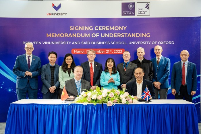 VinUni ký kết thỏa thuận hợp tác toàn diện cùng Trường Kinh doanh Saïd, Đại học Oxford.