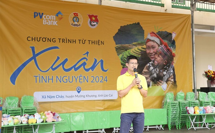 Ông Triệu Văn Nghị – Trưởng Ban Kiểm soát khẳng định PVcomBank luôn mong muốn lan tỏa những giá trị nhân văn tốt đẹp cho cộng đồng.
