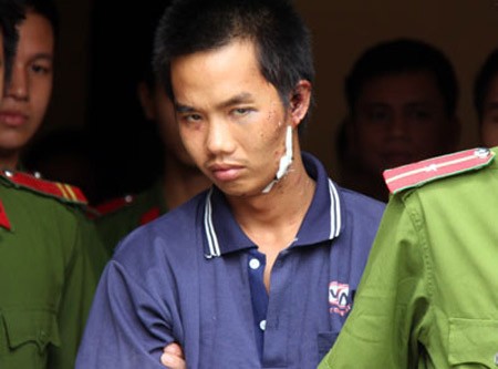 Tên Đặng Trần Hoài, hung thủ gây ra vụ án mạng và hiếp dâm tại Cổ Đông, Sơn Tây bị bắt giữ