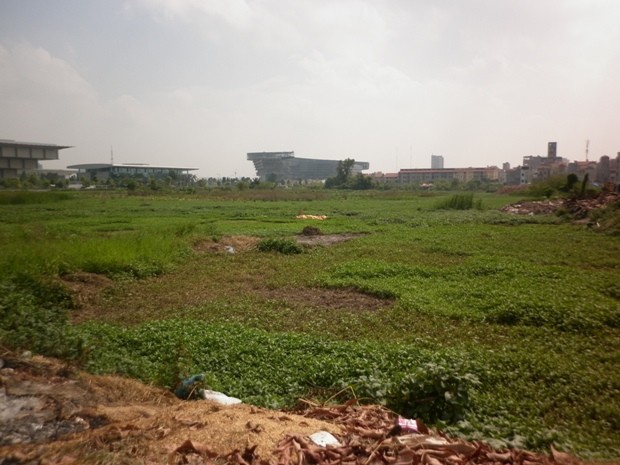 Dự án này nằm sát đường Phạm Hùng, bên cạnh Bảo tàng Hà Nội.