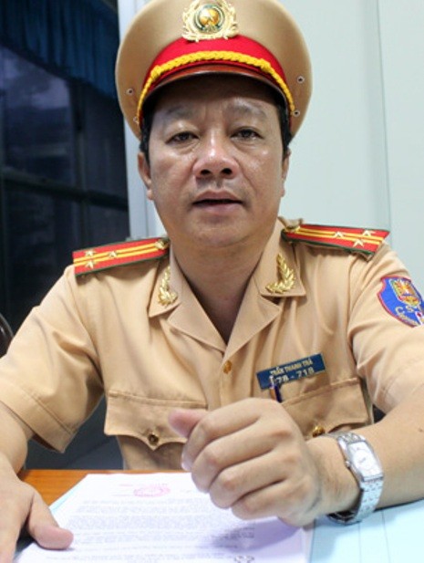 Thượng tá Trần Thanh Trà (phó Phòng CSGT đường bộ đường sắt (PC67) Công an TP.HCM)