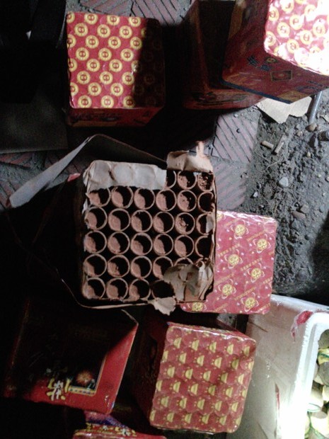 Số pháo được Tổ công tác Y9/141 phát hiện trên xe khách Hà Nội - Vinh
