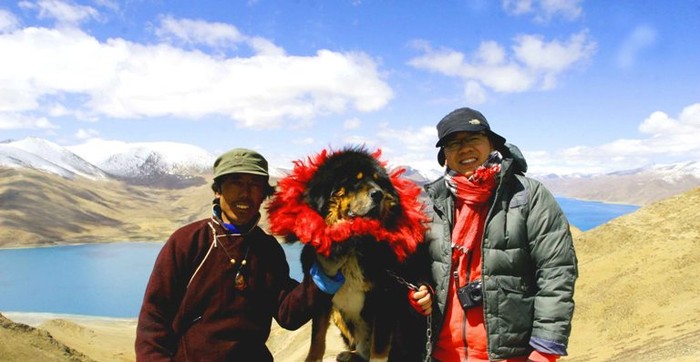 Đõ Doãn Hoàng trong chuyến đi Tây Tạng