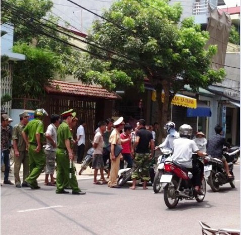 Hiện trường vụ tai nạn sáng 14/7 tại thị xã Sơn Tây, Hà Nội