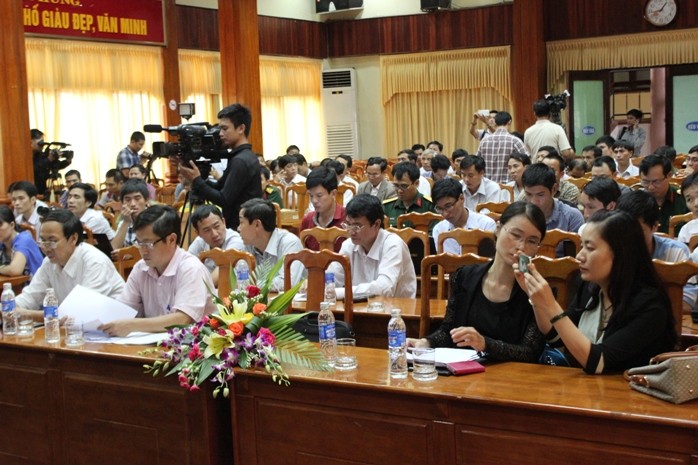 Họp báo về công tác chuẩn bị tổ chức Lễ tang Đại tướng Võ Nguyên Giáp tại Quảng Bình