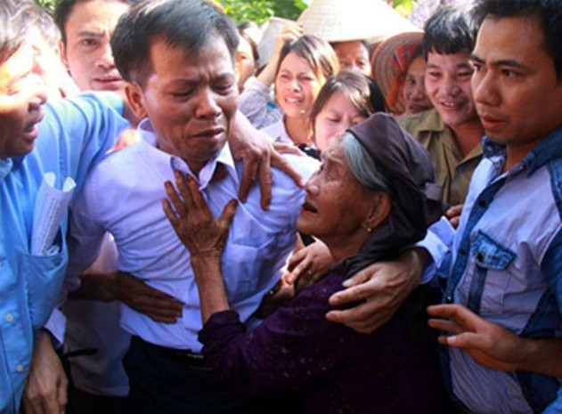 Ngày về đẫm nước mắt của ông Nguyễn Thanh Chấn