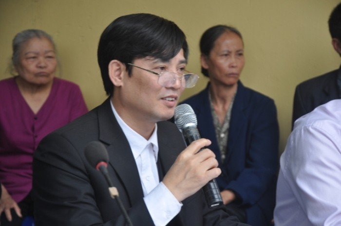 Ông Đào Tăng Quýnh, Chủ tịch UBND xã Mễ Trì (Ảnh GDVN)