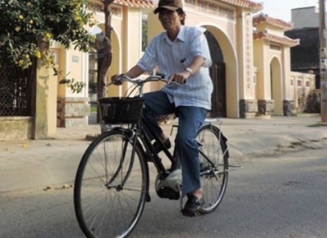 Ông Nguyễn Sự - Bí thư thành ủy Hội An và chiếc xe đạp quen thuộc