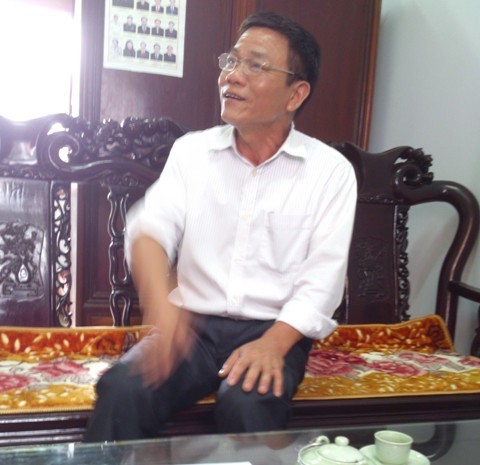 Ông Tấn - Phó chủ tịch UBND xã Hoàn Sơn