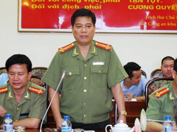 Thượng tá Nguyễn Bá Bính, Phó Giám đốc, Thủ trưởng cơ quan an ninh điều tra công an tỉnh Quảng Ninh thông tin về sự việc