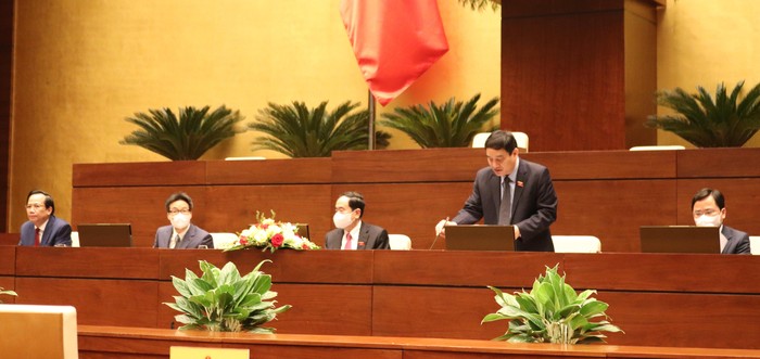 Các đại biểu, lãnh đạo Đảng, Nhà nước Quốc hội tham dự diễn đàn. Ảnh: Nhật Tân