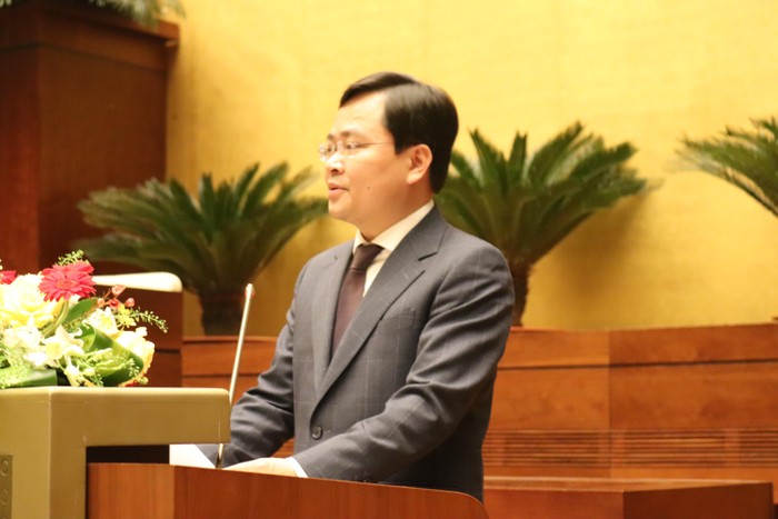 Ông Nguyễn Anh Tuấn, Chủ nhiệm Ủy ban Quốc gia về Thanh niên Việt Nam phát biểu tại Diễn đàn. Ảnh: Nhật Tân