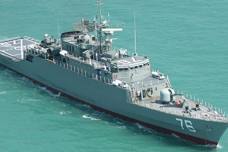Khu trục hạm Jamaran, một trong những niềm tự hào của nền công nghiệp quốc phòng Iran.
