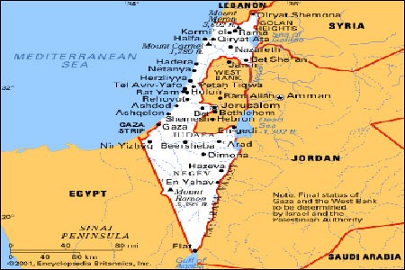 Năm 1947, LHQ thông qua nghị quyết phân trị vùng lãnh thổ Palestine .